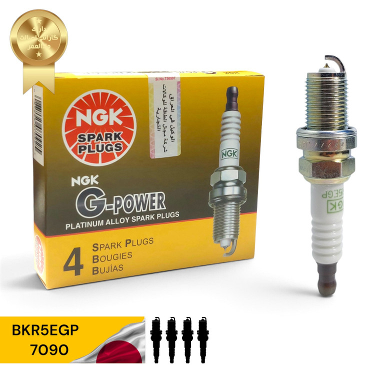 شمع سوزنی پلاتینیوم استاندارد 7090 NGK ساخت ژاپن قیمت 4عددی